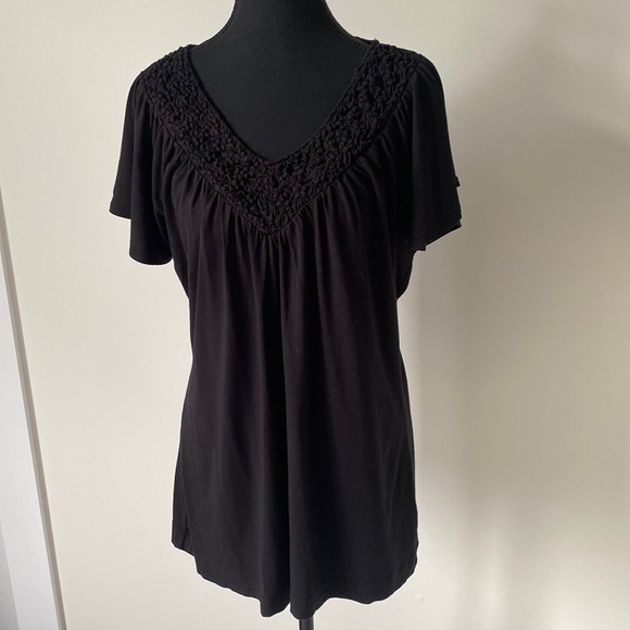 Unlisted Black Knit Top Size Large - Picture 1 of 5